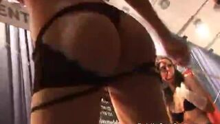 Horny girls wearing some sexy underwear