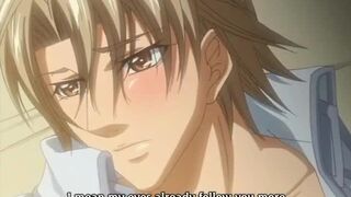 Hentai gay couple hot anal doggy style in bed