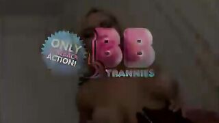 Sexy blonde shemale fucking a man