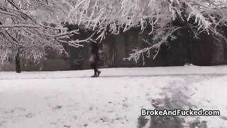 Broke bigtit likes thick cock and money