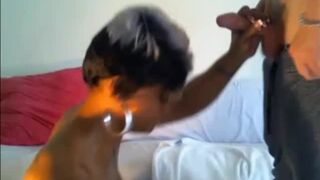 Athletic Black Girl Sucks Guy's Dick​ live webcam