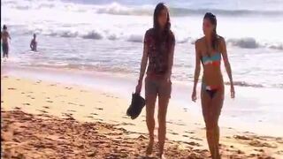 Rhiannon Fish shows off cleavage in sexy lingerie