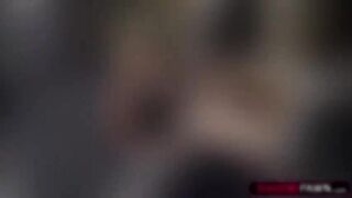 Cheeky blonde woman walks in to sell her puppies and gets fucked