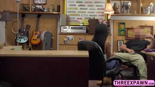 Huge tits black chick Brittney White stroke blowjob and give tight titjob