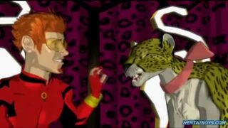 Muscular hentai hardcore and bareback fucked