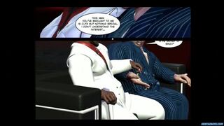 Muscular hentai group gangbanged and cummed