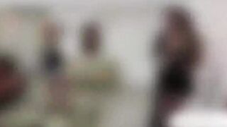 Horny babes Nikki fucks guy then gets caught by the stepmom Remy