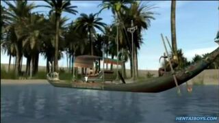 Muscular arbian hentai hardcore and anal sex