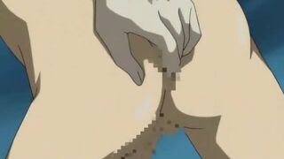 Slim hentai twink asshole fucked in prison