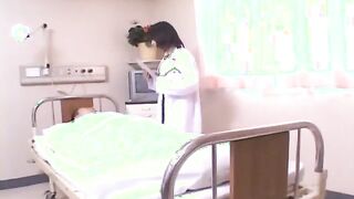 Horny doctor Shinobu gets banged by her patient and facial