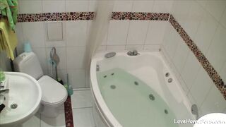 Bathtub masturbation of the breathtaking Asian girl 