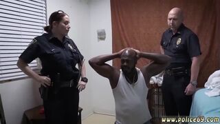 Ebony police officer and police woman full Milf Cops