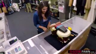 Amateur and brunette Kitty gets fucked by Shawns huge meaty cock