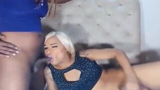 Horny Shemale Banging her Friend Tight Ass