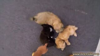 College blonde blowjob threesome first time Puppy Love