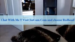 Curvy redhead hot webcam show