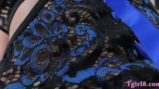 Busty redhead shemale analyzed bareback