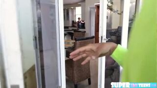 Amateur and adorable Mickey Reise gets fucked by Juans big cock