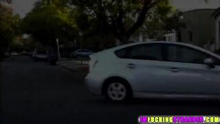 Lovely and horny Kristen Scott gives herself and gets banged