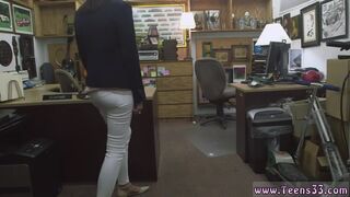 Dogging blowjob and big booty white girl rides dildo Customer's Wife