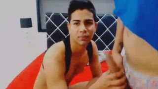 Horny Tranny Enjoy Sucking Boyfriend Cock