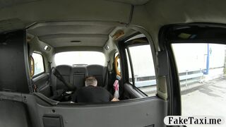 Babe in fancy dress screwed by driver