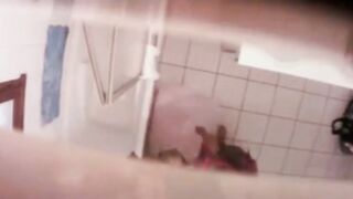  my blonde mother sneaky filmed in our bathroom