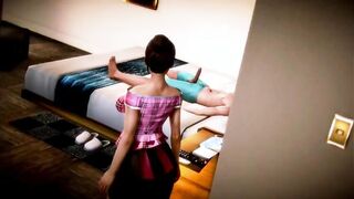 Youri 18 gets lesson from Maid