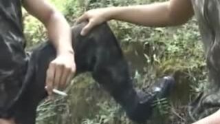 Two Hot Military Gays Jorge and Jose Fucking Each Other  