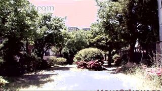 Asian busty MILF with great titties ate out and rammed