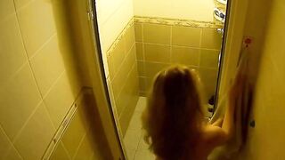 spying my busty showering step sister