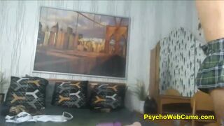 Schoolgirl in Green Uniform Skirt Feels So Horny