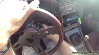 Big lips blowjob Blonde silly attempts to sell car, sells herself