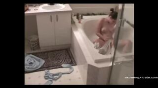 spying my sisters bath masturbation
