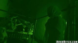 French arab slut and sexy milf Sneaking in the Base!