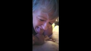 Grandma Pauline still loves cum