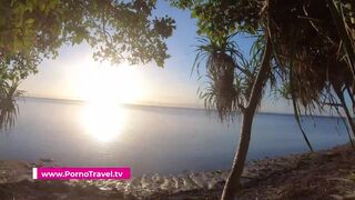 Passionate blowjob by his girlfriend