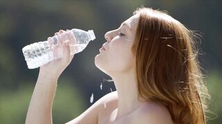 BLACKED August Ames bent over fucking black dick