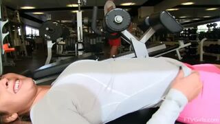 Keisha Big Breasted Workout