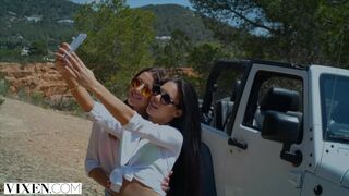 VIXEN Vacations are the perfect time for unexpected threesomes