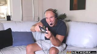 Small tits blonde stepsister rammed hard by stiff pole