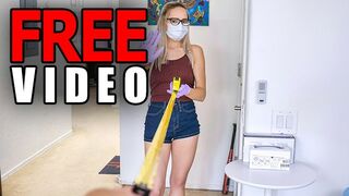 Pretty Slut Aften Opal Disinfects My Cock With Her Mouth Before Jumping On It