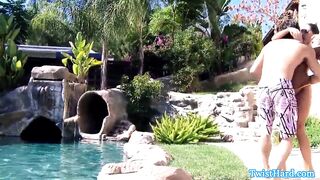 Bigtits Madison Ivy gets cum on pussy after riding