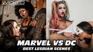 Wicked - Marvel Vs Dc - Top Lesbian Scenes - The Scissoring