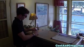 Flirty babe doggystyle banged on spycam in hotel room