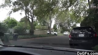 Flashing Her Hot TIts In Public