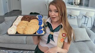 POVD Motivated Teasing Girl Scout Cookie Girl Fucks Big Dick