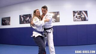 Karate Trainer fucks his Student right after ground fight