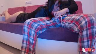 Step Son Uses Step Mom's Mouth