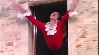 outdoor sex on the garden with a sexy teen #1